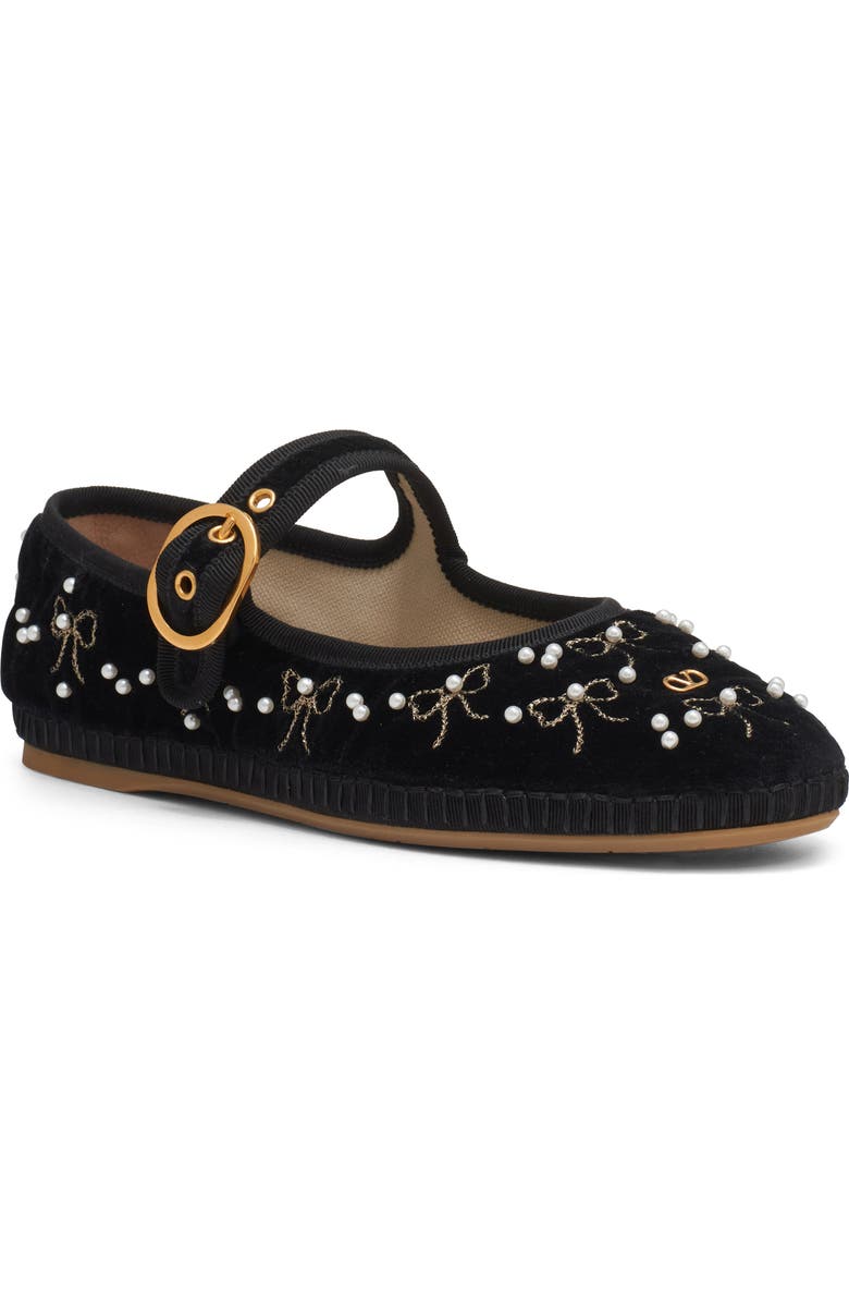Embellished Mary Jane Flat