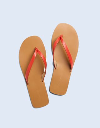 The Gabi Thong Slide Sandal in Leather