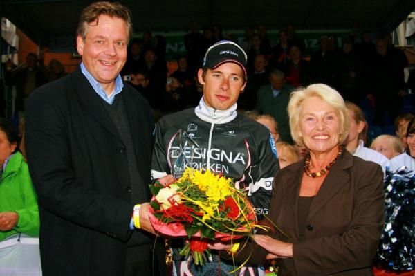 A proud Aleksej Saramontins.