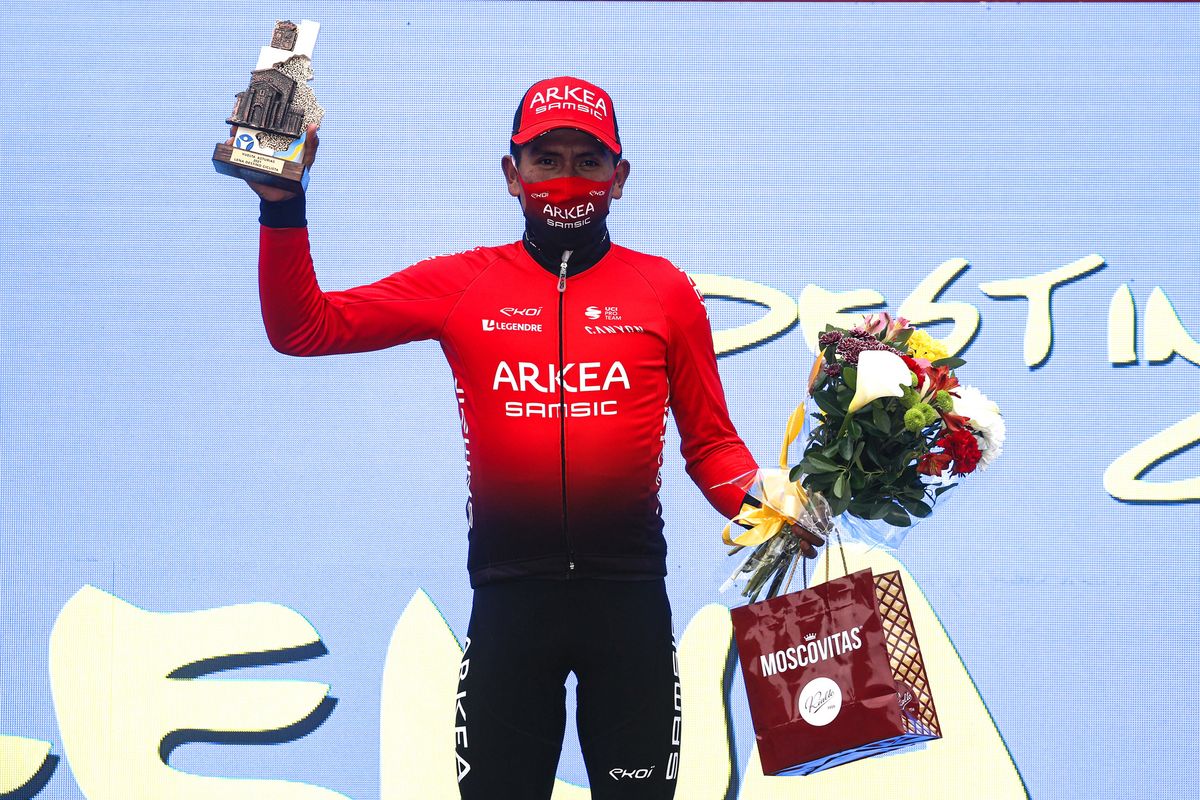 Vuelta Asturias 2021 - 64th Edition - 1st stage Oviedo - Pola de Lena 184,5 km - 30/04/2021 - Nairo Quintana (COL - Team Arkea - Samsic) - photo Luis Angel Gomez/BettiniPhotoÂ©2021 