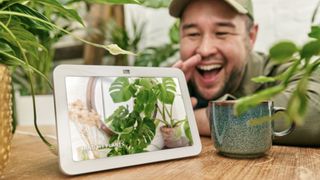James Wong views indoor plant camera on Amazon Echo Show