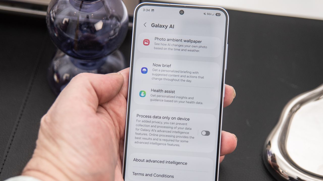 Samsung Galaxy S25 ajustes Galaxy AI