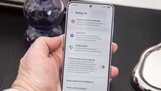 Samsung Galaxy S25 Galaxy AI settings screen