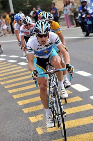 Leipheimer was racing hard for his teammate Contador during the Vuelta