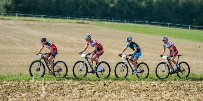 The lead group of men including Christian Kreuchler, Matthias Bettinger, Torsten Marx and Markus Bauer