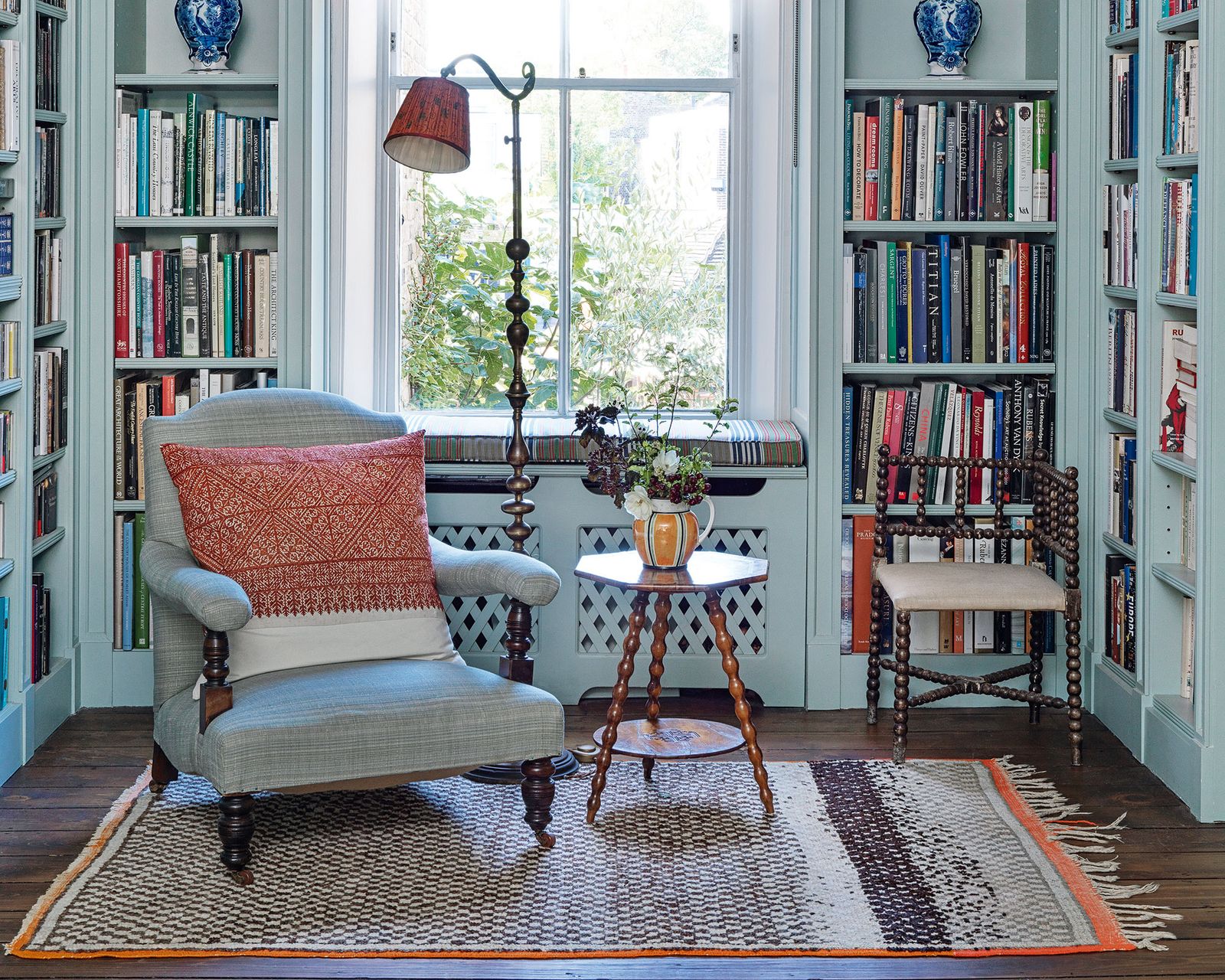 reading chair in living room