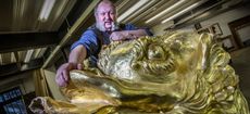 Alan Lamb, joinery and woodwork conservator, who runs Swan Farm Studios. (Picture: Mark Williamson/Country Life)