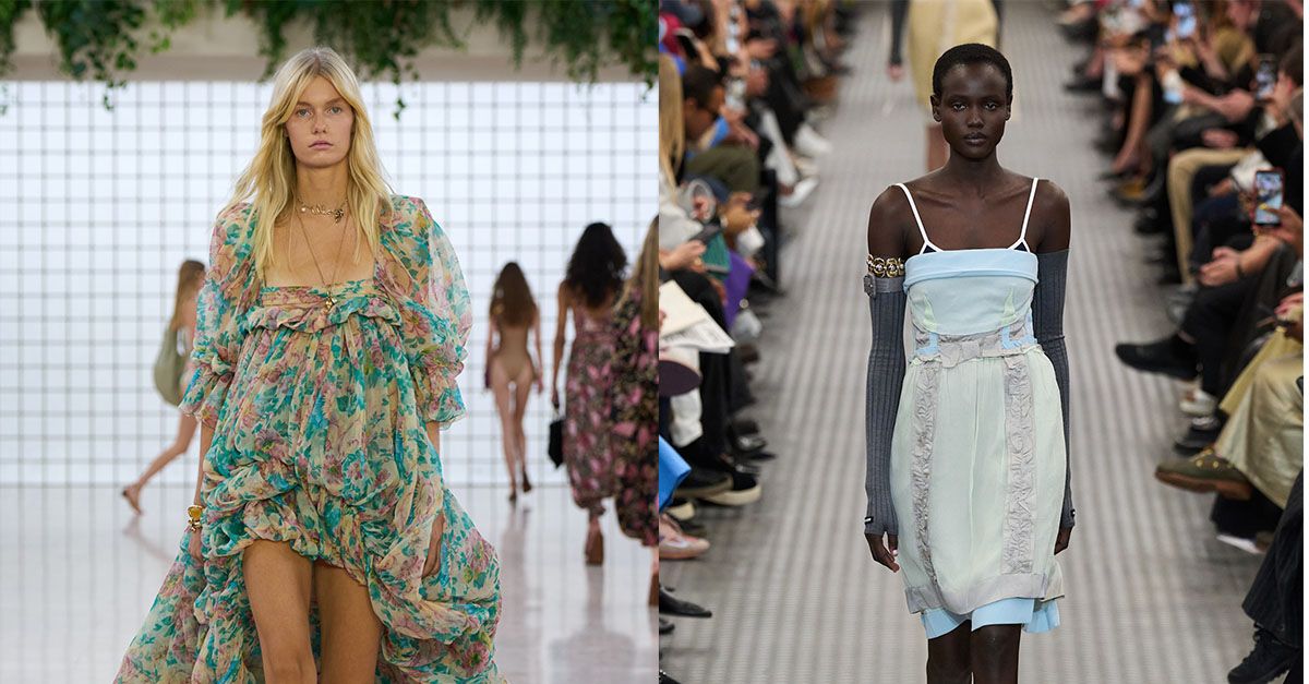 For Spring 2025, Romantic Style Is Making a Large Return