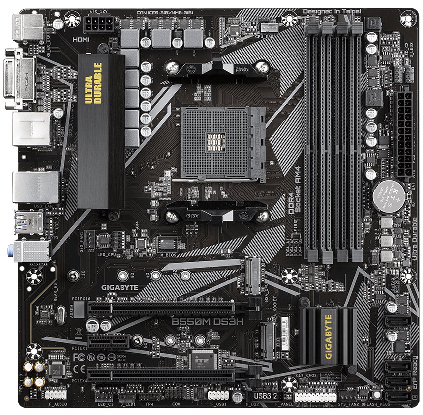 Gigabyte B550M DS3H