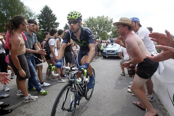 David Arroyo (Movistar) finished 30th in the mountain time trial.