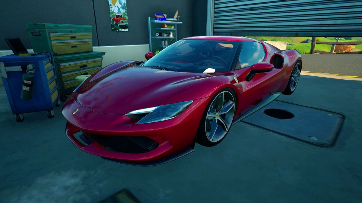 Fortnite Ferrari locations - find the Ferrari 296 GTB | GamesRadar+