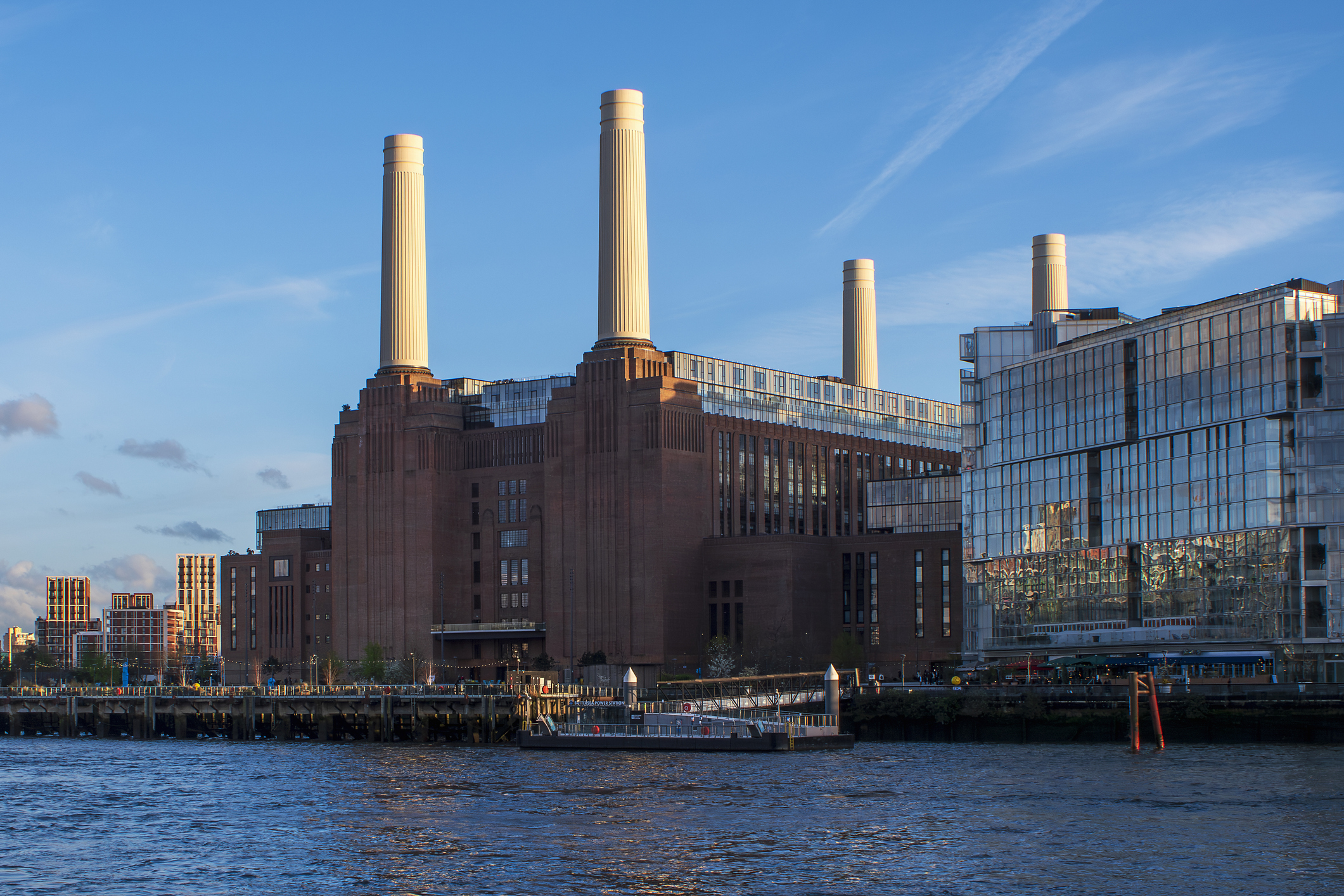 Battersea Power Station and River Thames