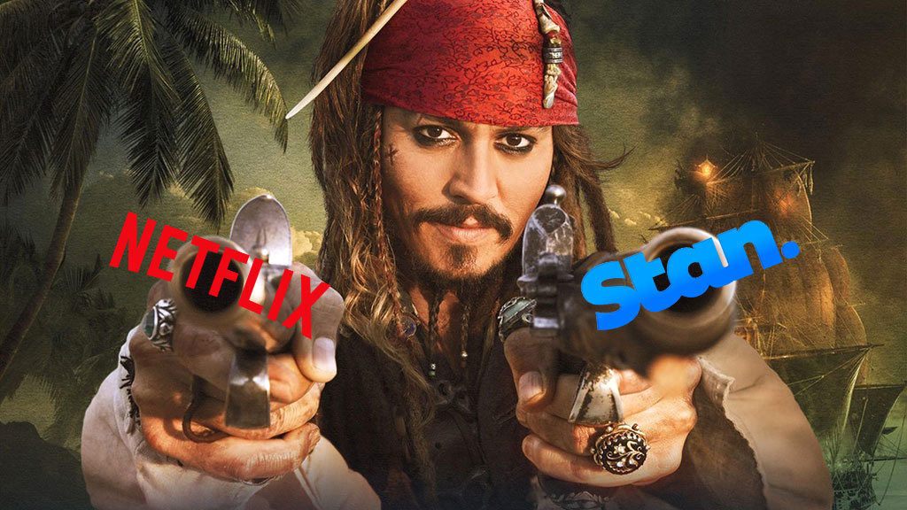 Australian piracy is down