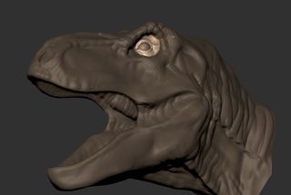 How to create a realistic 3D dinosaur