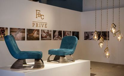 Set of chairs on display from brand FBC London