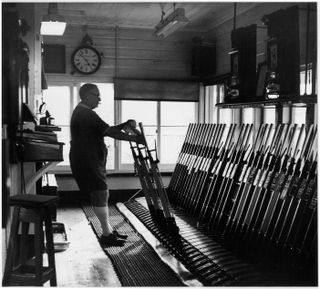 Black-and-white images from the days of steam locomotives