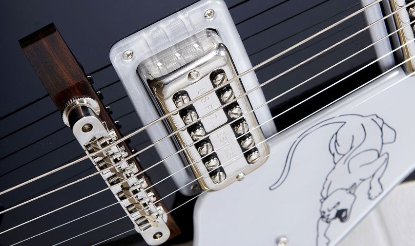 Unlike its Falcon brethren, the Panther features a rosewood bridge base