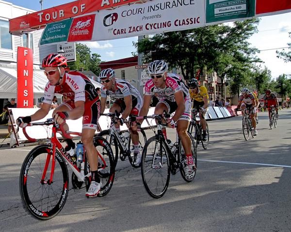 Karl Menzies positioned himself well throughout the race.