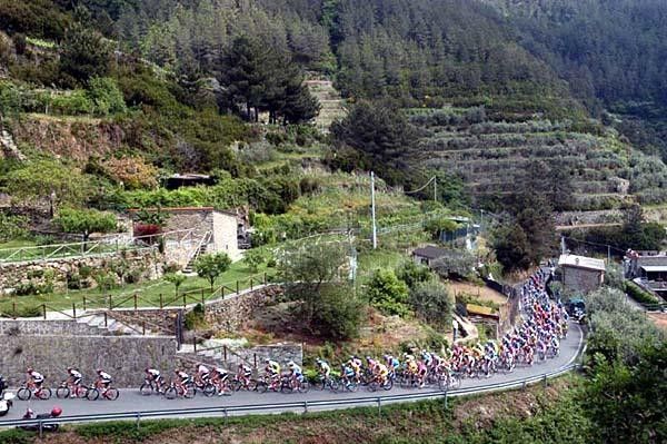 The scenery justs gets better as the race progresses