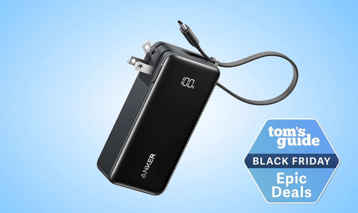 Anker power bank with Epic Deals badge nearby.