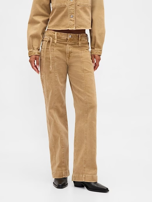 Gap, Low Rise '90s Loose Micro Belt Jeans