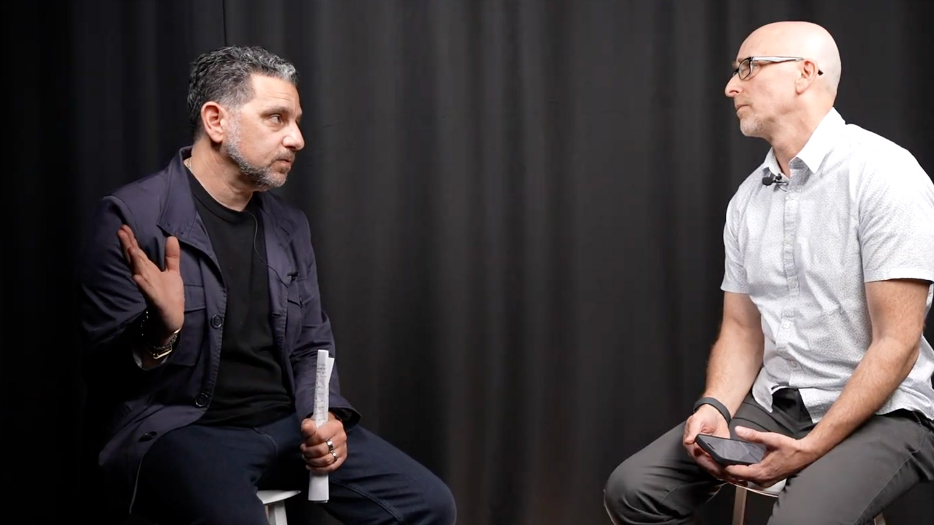Panos Panay and Lance Ulanoff
