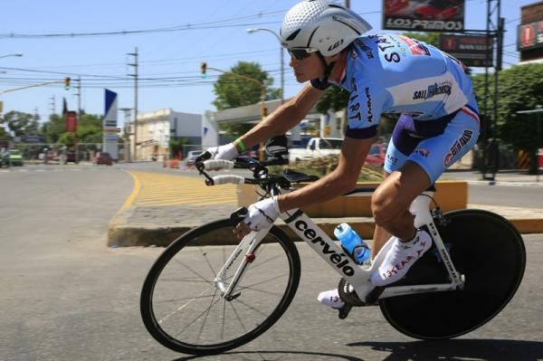 Home favourite Gustavo Lopez (Start Cycling Team)