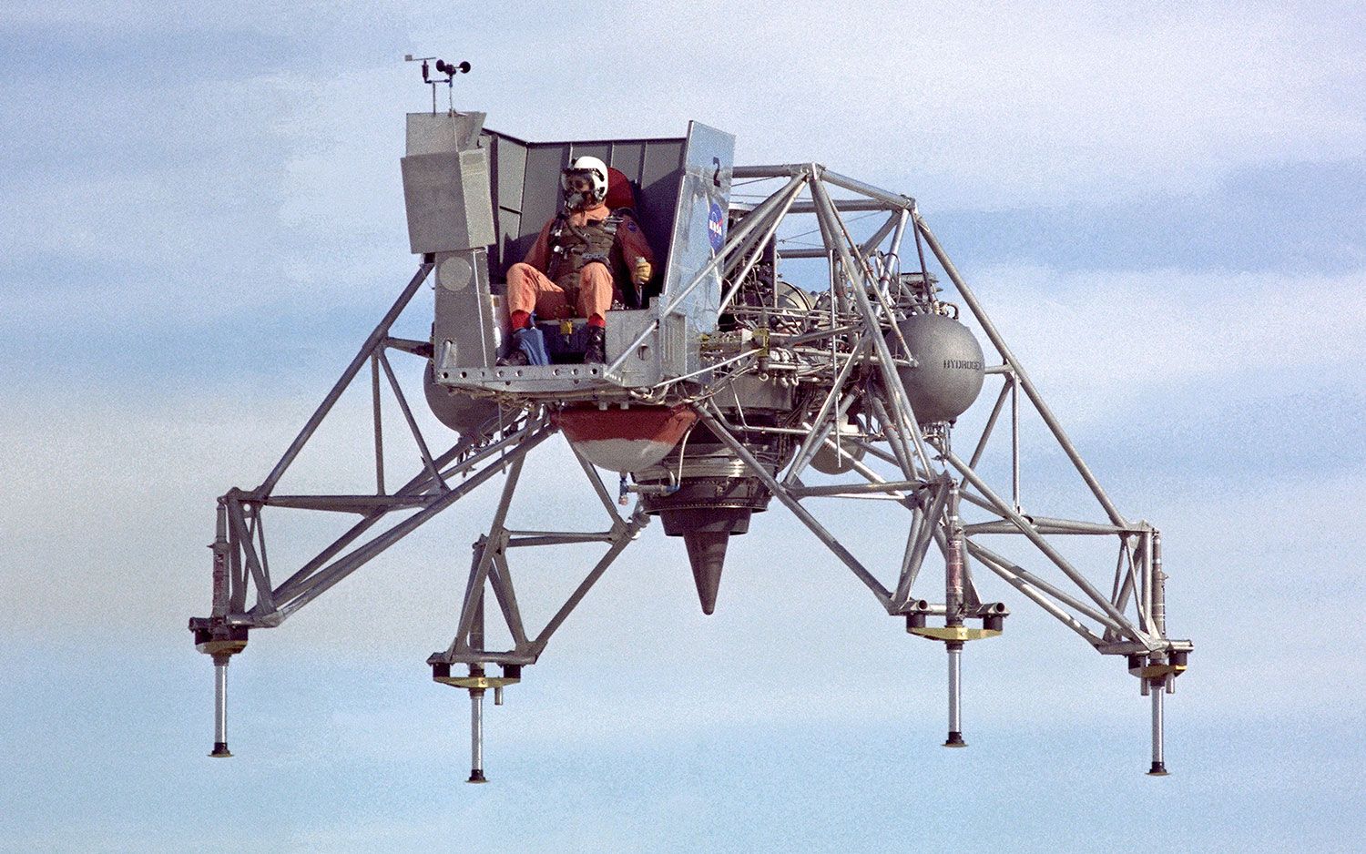 On this day in space! Oct. 30, 1964: NASA's weird Lunar Landing Research Vehicle takes 1st test flight to help Apollo astronauts land on the moon