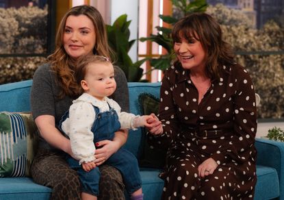 Editorial use only
Mandatory Credit: Photo by Ken McKay/ITV/Shutterstock (16714623aq)
Rosie Kelly-Smith, Lorraine Kelly, Baby Billie
'This Morning' TV show, London, UK - 27 Feb 2026