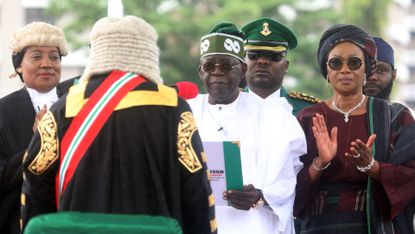 Bola Tinubu takes the oath of office on 29 May 2023