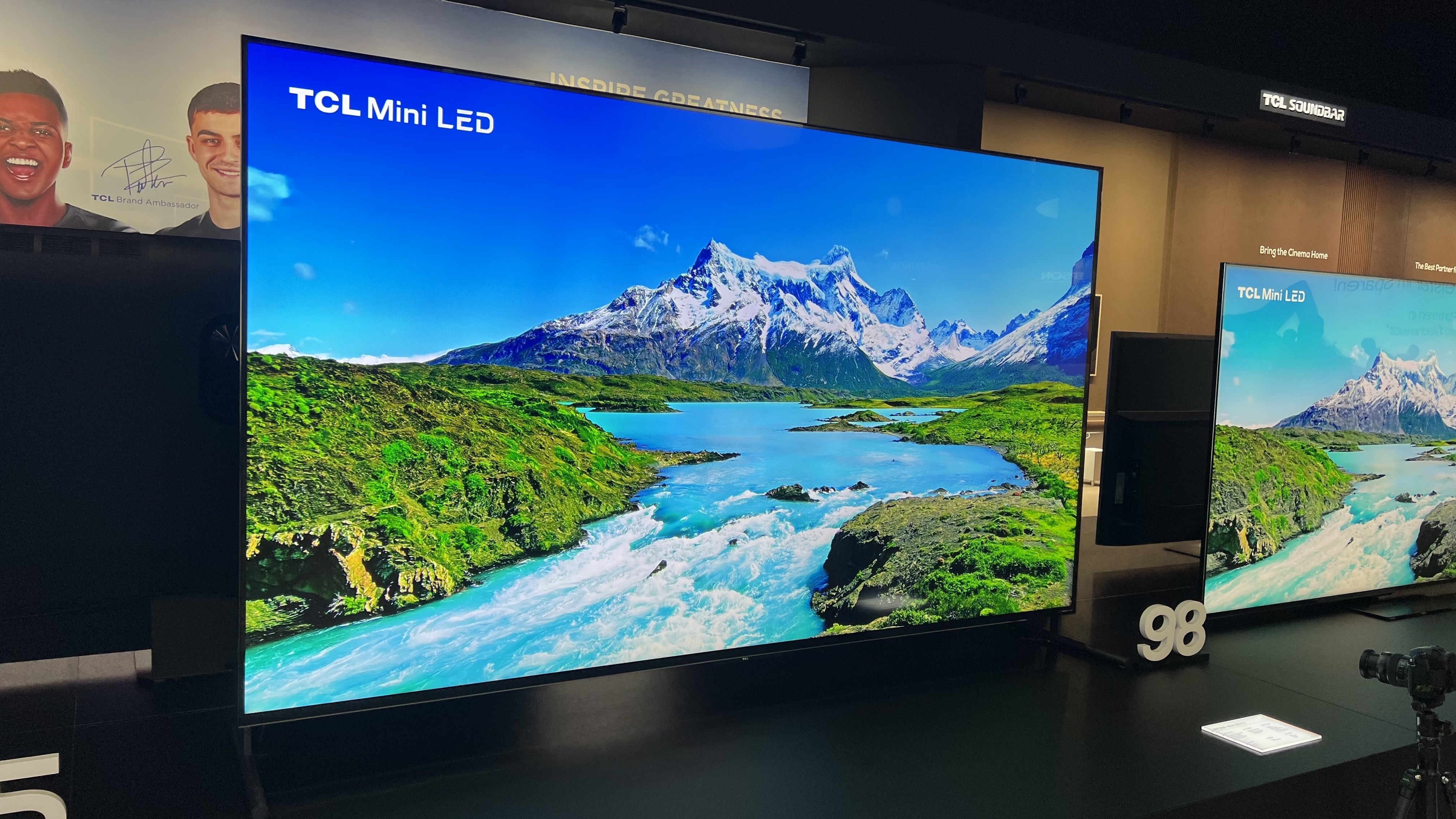 A photo of a TCL 98-inch TV
