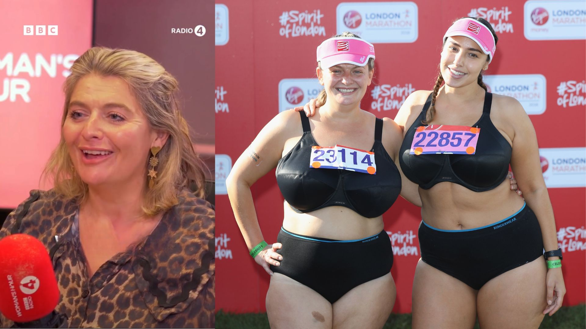 Bryony Gordon on Woman's Hour speaking about London Marathon 2026