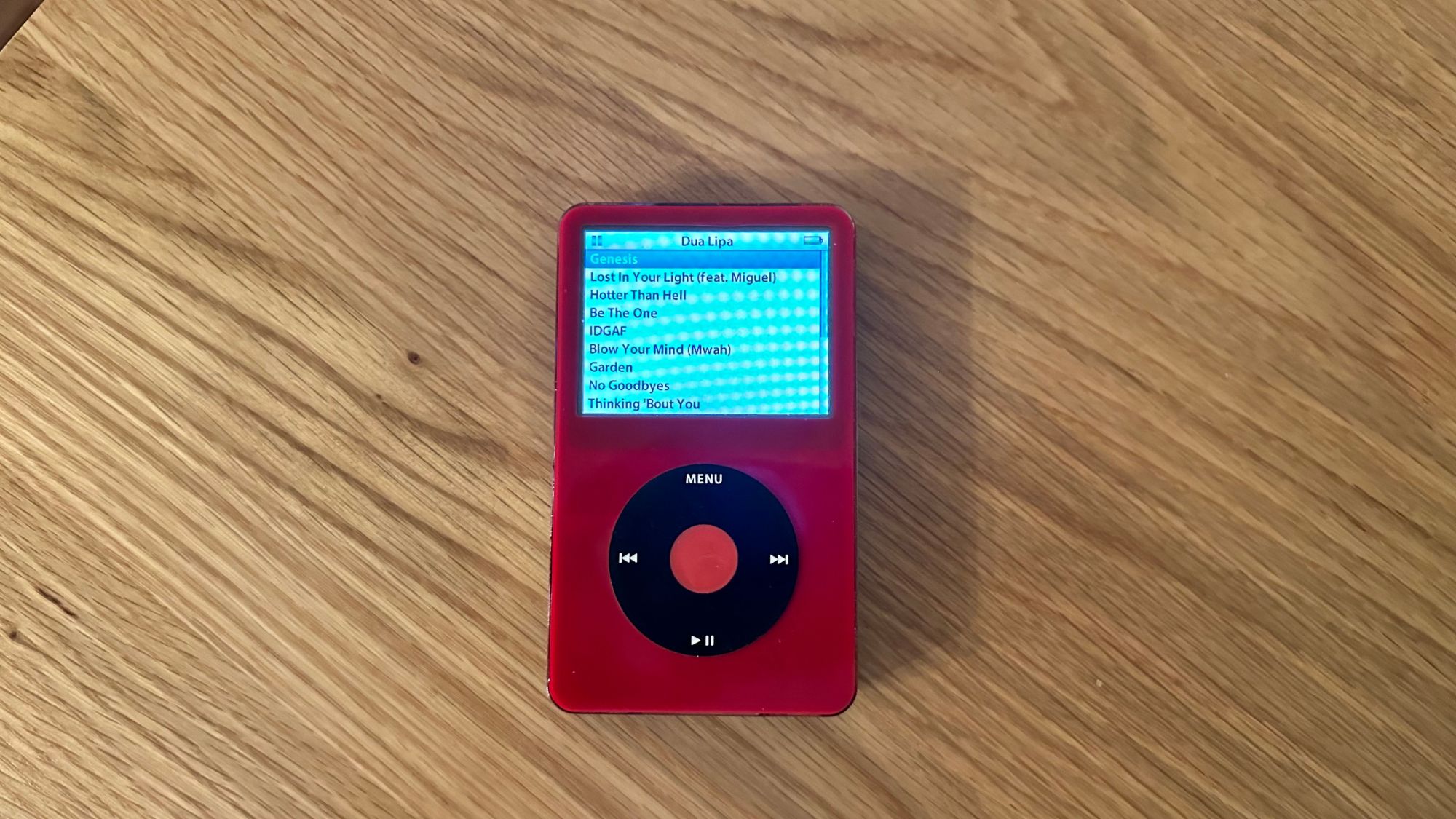 iPod Video screen