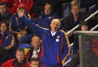 Spain coach Luis Aragones pictured during a Euro 2008 qualifier against Sweden in 2006.