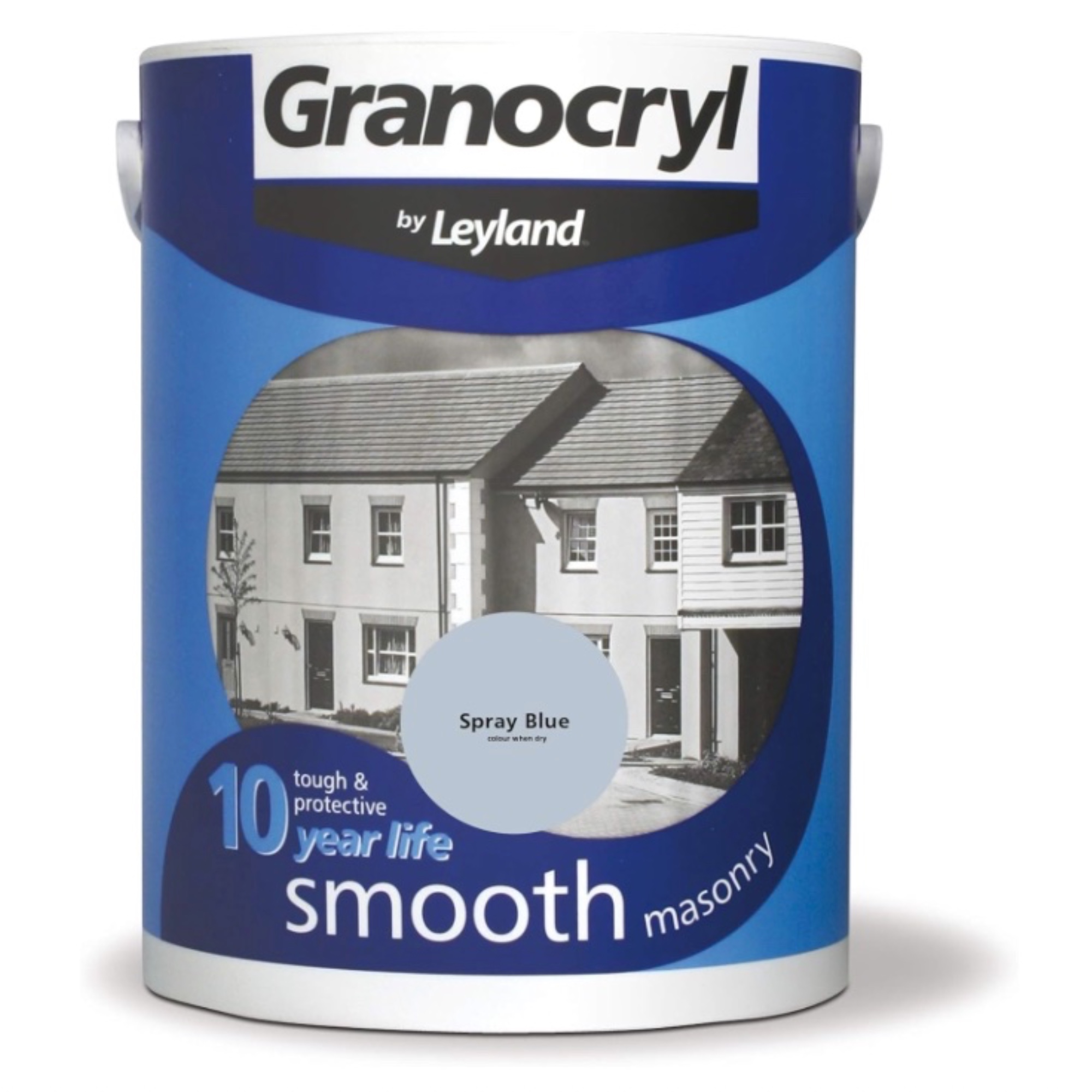 Leyland Granocryl Smooth Masonry, Spray Blue, 5L 