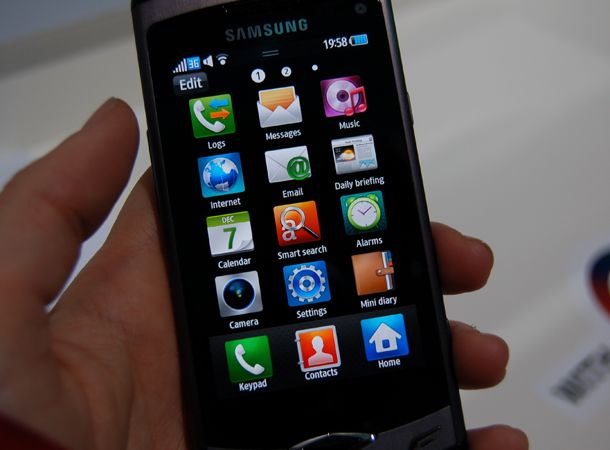 Samsung Wave - Smart search