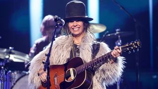 Linda Perry of 4 Non Blondes performs onstage at "Dick Clark's New Year's Rockin' Eve with Ryan Seacrest" 2026