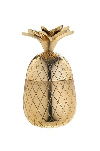 Gold Effect Pineapple Object, £12
