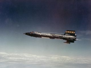 X-15A-2 Soars in tst flight