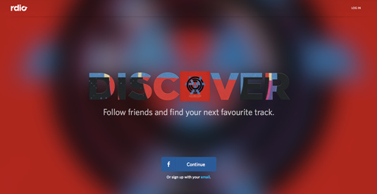 Rdio redesign