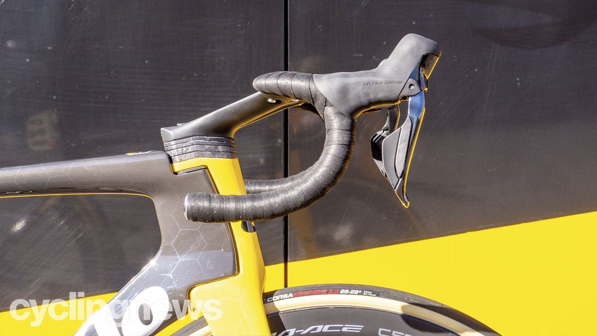 Tiesj Benoot's Cervelo S5 aero bike at Kuurne Brussel Kuurne