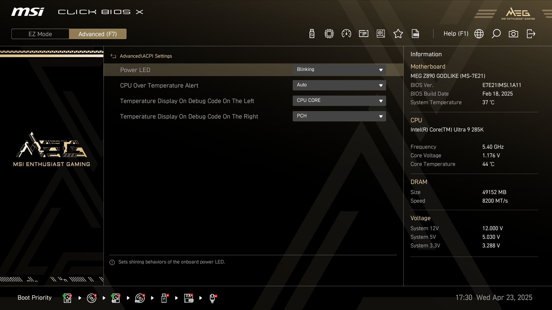 MSI Z890 Godlike