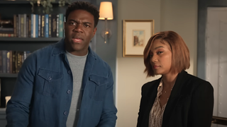 Sam Richardson and Tiffany Haddish in The Afterparty Season 2