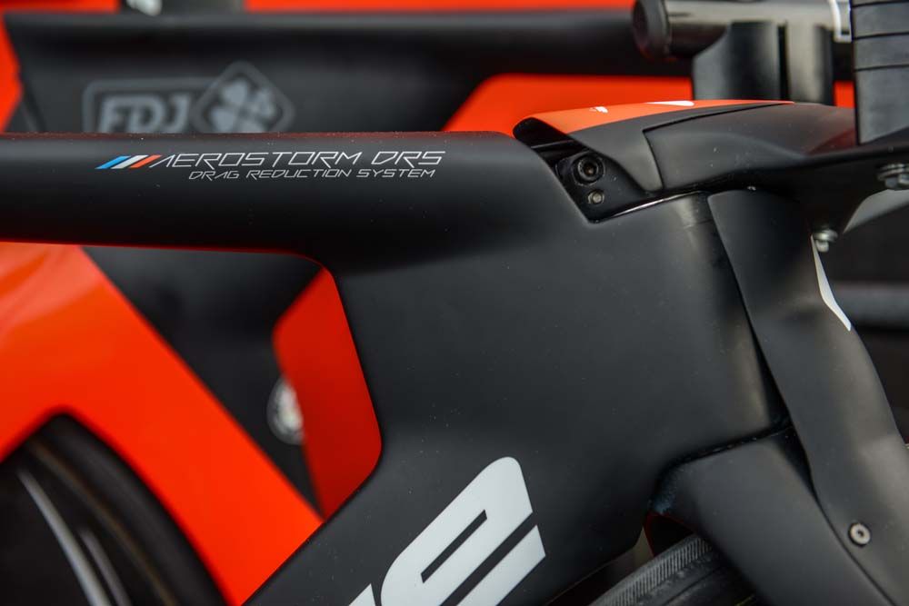 The head tube area