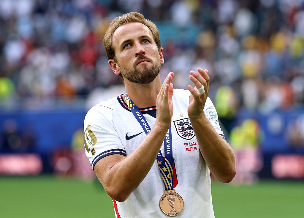 Harry Kane with his 2026 World Cup bronze medal