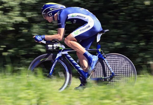 Rui Costa (Movistar) notched a 14th place result in the stage 9 time trial.