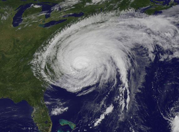 Hurricane Irene by GOES 