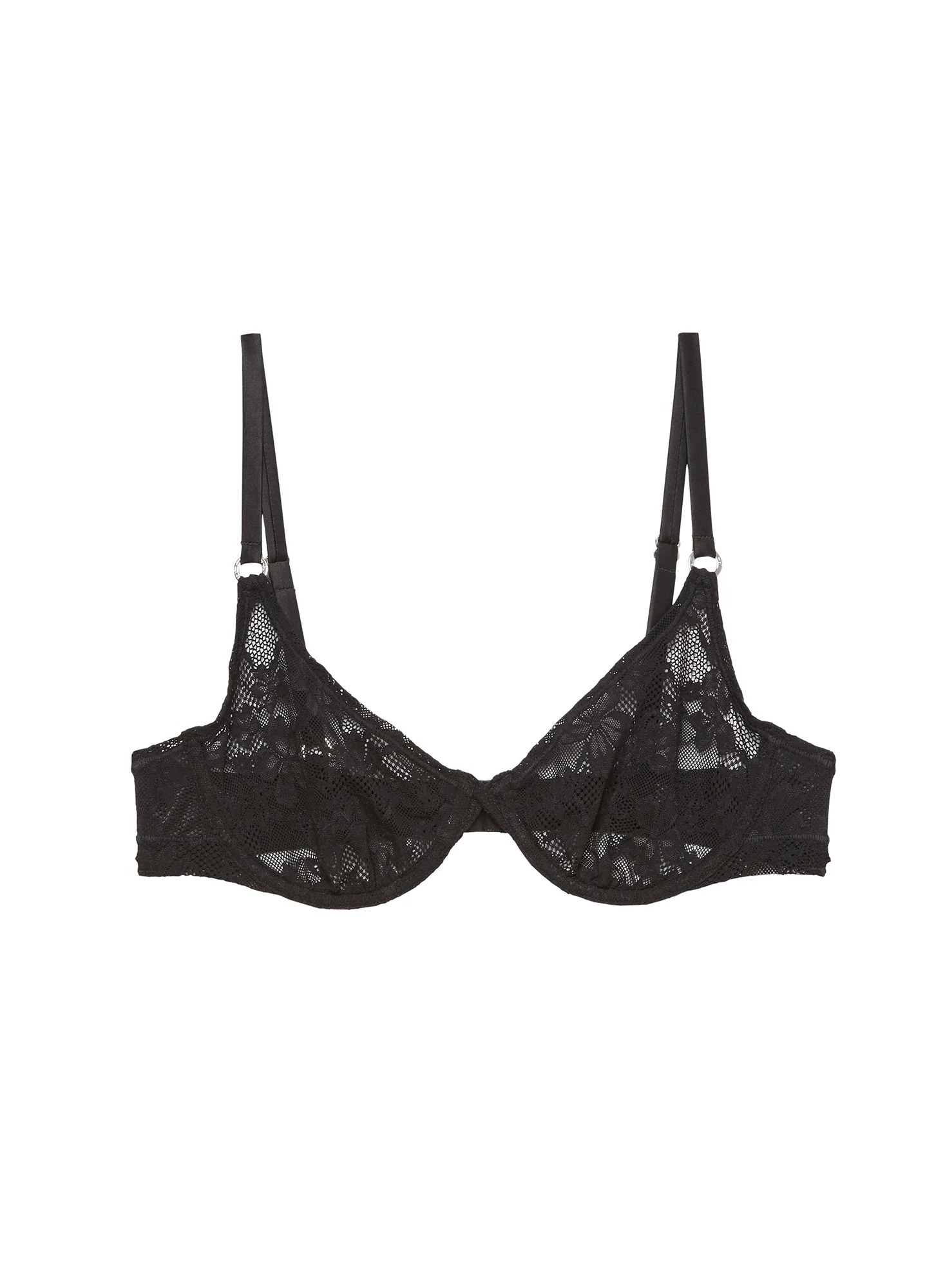 Fleur du Mal, Le Stretch Lace Demi Bra