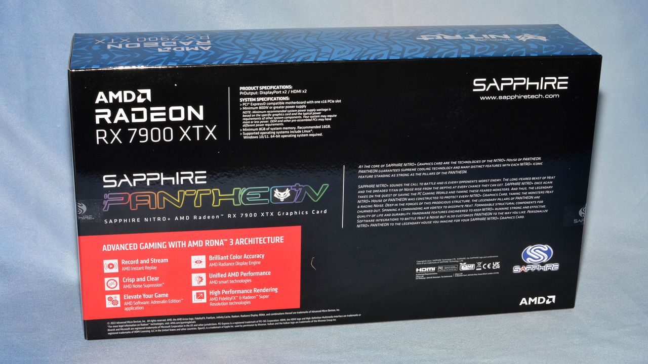 Sapphire RX 7900 XTX Nitro+ Vapor-X