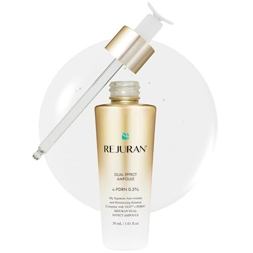 Rejuran&reg; Dual Effect Ampoule, Dot Dual C-Pdrn&reg; - Salmon Dna Face Serum for Deep Rejuvenation, Wrinkle Care, Firming, Skin Elasticity With Visible Anti-Aging Results. Korean Skincare (1.01 Fl Oz)